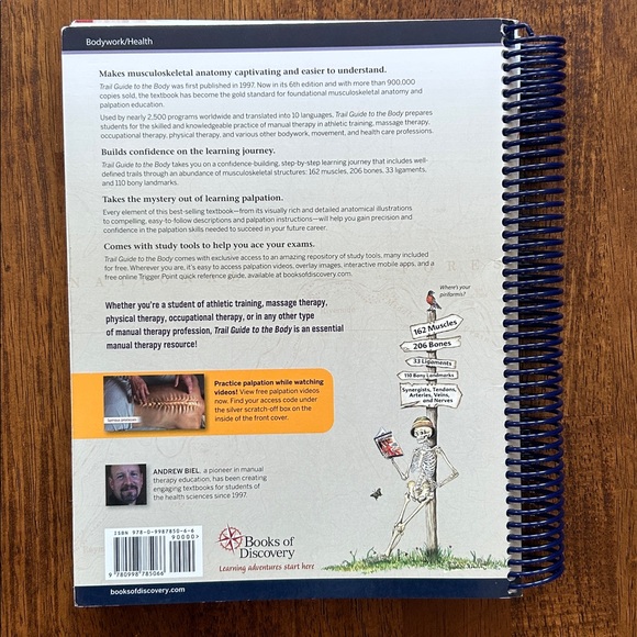 Trail guide to the body 6th edition hands on guide by Andrew bowl NEW - Picture 2 of 5